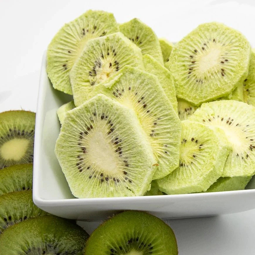Benefits of Freeze Dried Kiwi Fruit Slices for Ice Cream, Juice and Smoohie Toppings - Wholesale B2B Bulk Suppliers in USA